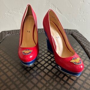 Liliana Wonder Woman Ki-Derby-29 Slip On Wedge Shoes Size 7.5